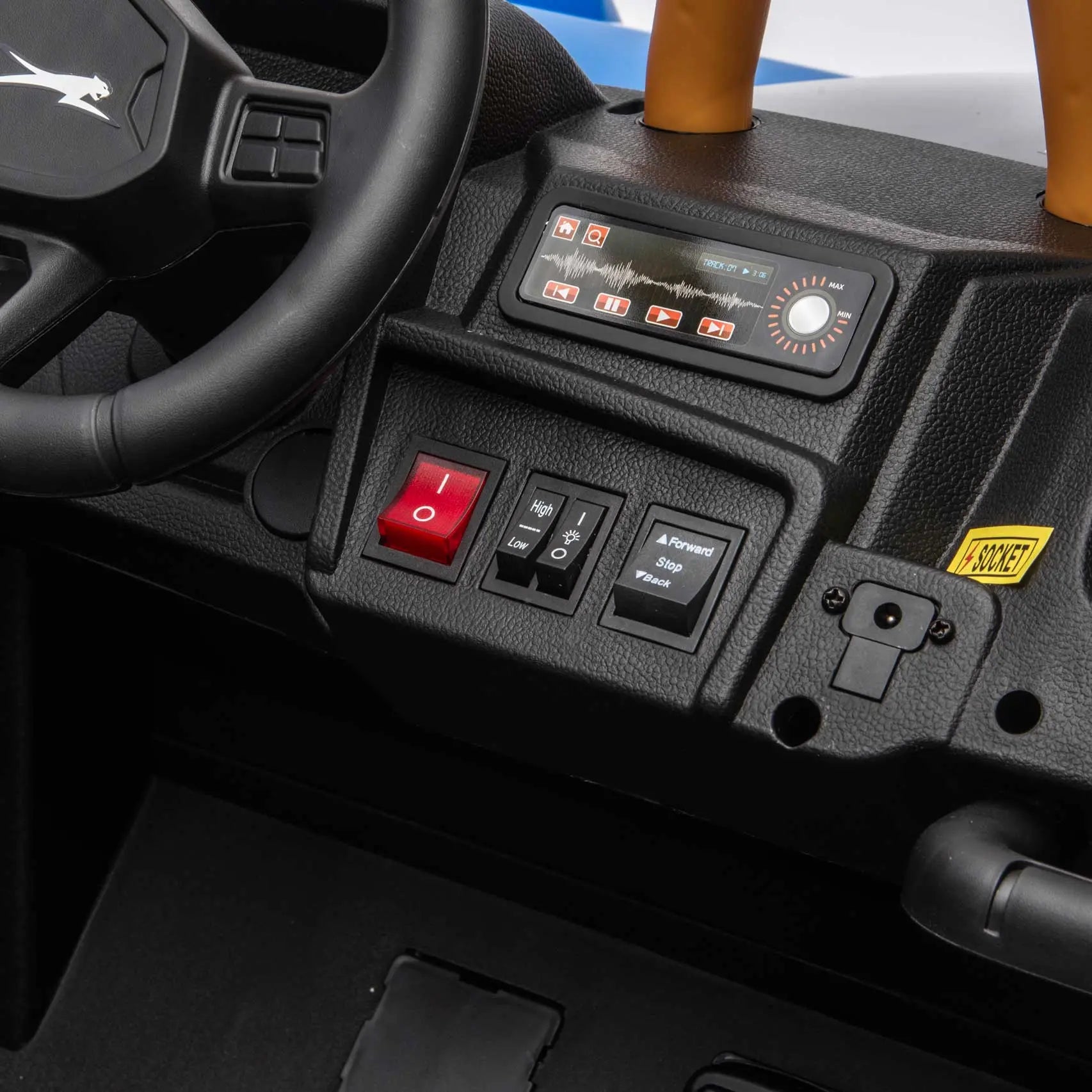 Moderno Kids Arctic Cat XL 24V 4WD Kids Ride-On UTV with R/C Parental Remote | Blue