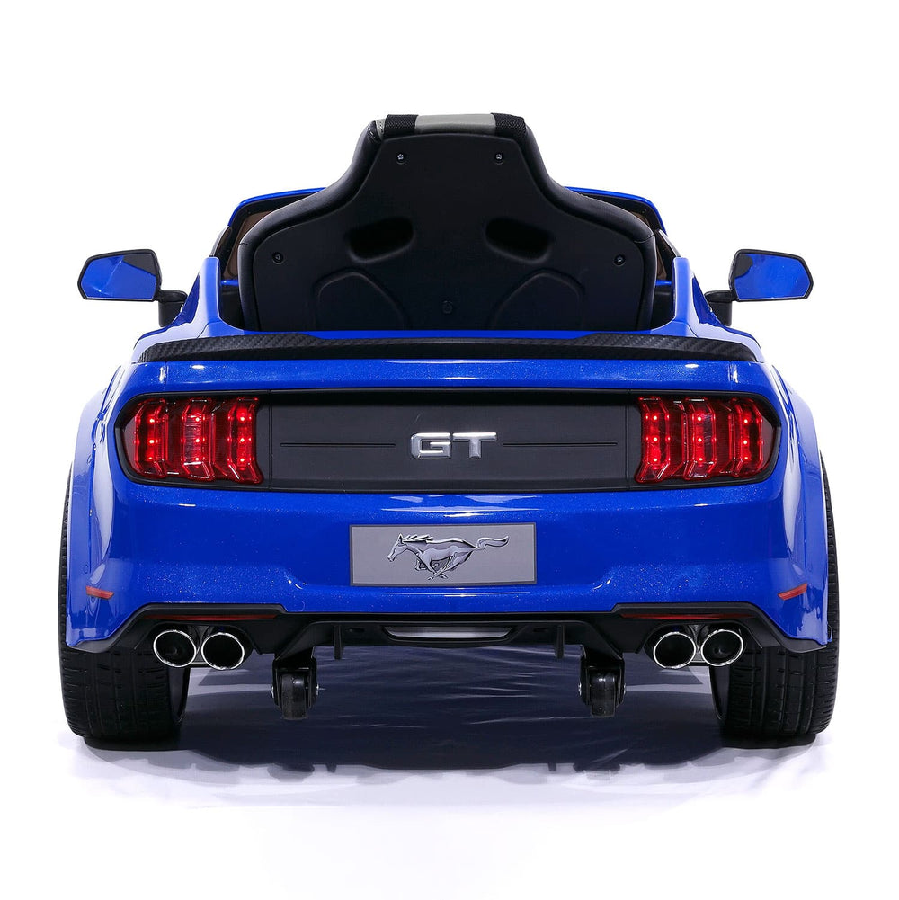 Moderno Kids Ford Mustang GT Custom Edition 24V Kids Ride-On Car with R/C Parental Remote | Blue