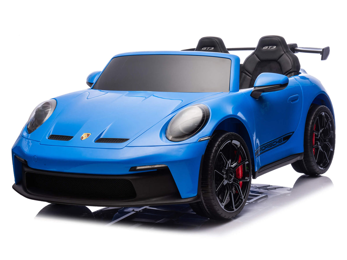 Moderno Kids Porsche 911 GT3 24V Kids 2 (Two) Seater Ride On Car | Blue