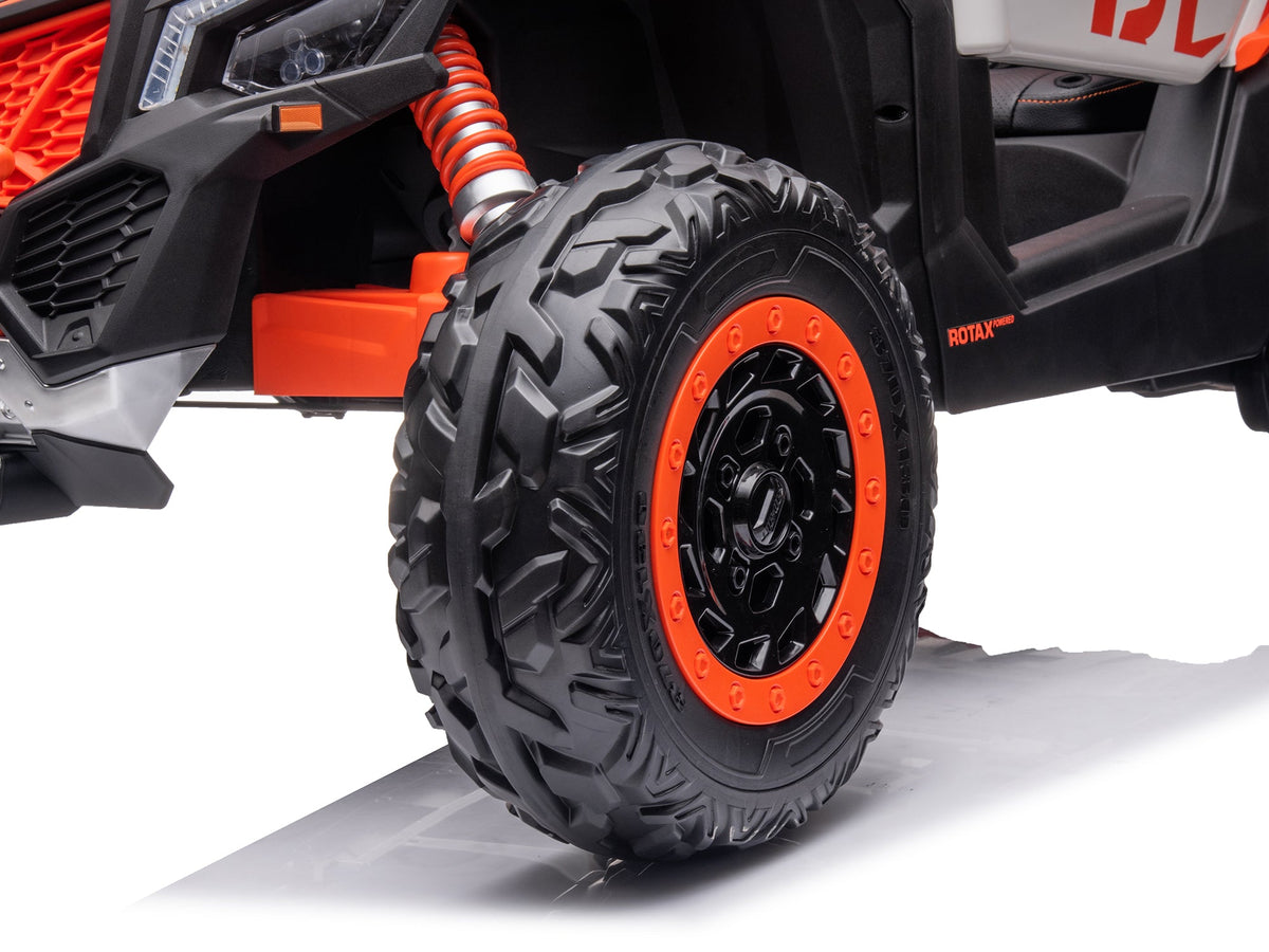 Moderno Kids Can-Am Maverick XL Custom Edition 24V Kids Ride-On UTV Buggy Car | Red