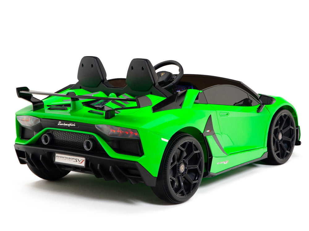 Moderno Kids Lamborghini Aventador SVJ Drift Edition 24V Kids Ride-On Car with R/C Parental Remote | Green