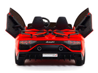 Moderno Kids Lamborghini Aventador SVJ Drift Edition 24V Kids Ride-On Car with R/C Parental Remote | Red