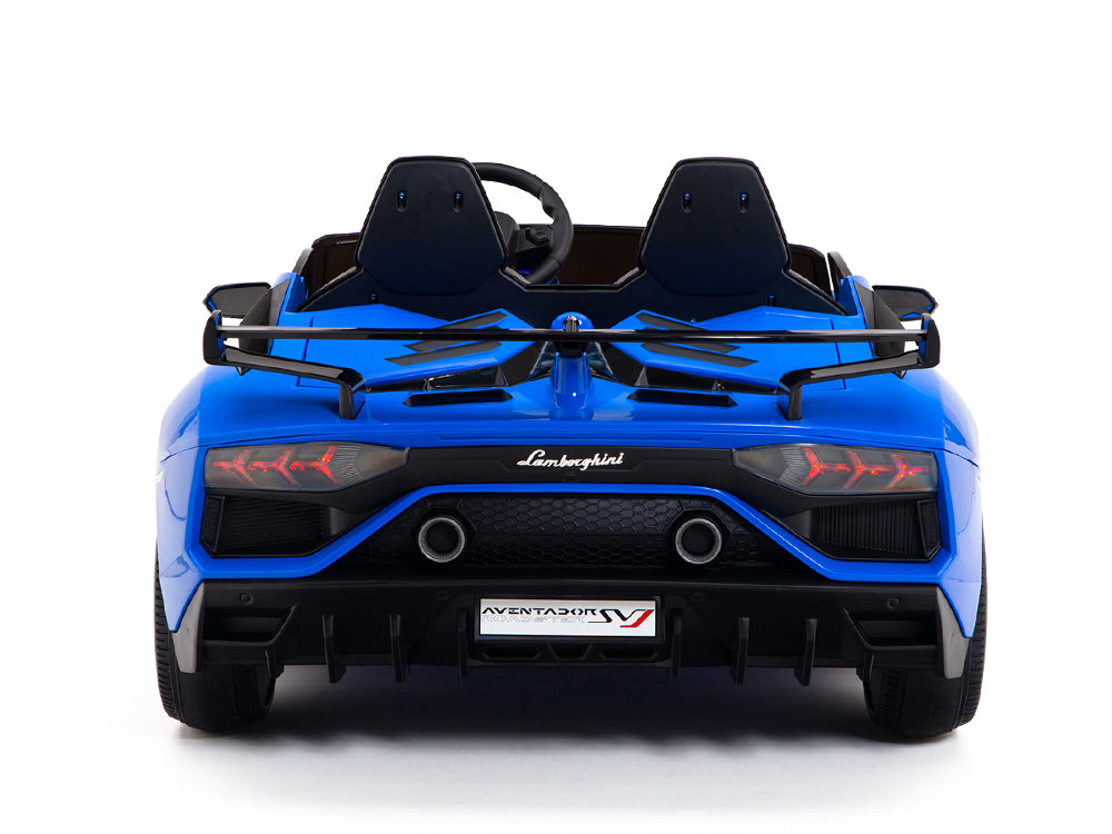 Moderno Kids Lamborghini Aventador SVJ Drift Edition 24V Kids Ride-On Car with R/C Parental Remote | Blue
