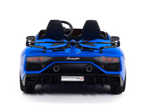 Moderno Kids Lamborghini Aventador SVJ Drift Edition 24V Kids Ride-On Car with R/C Parental Remote | Blue