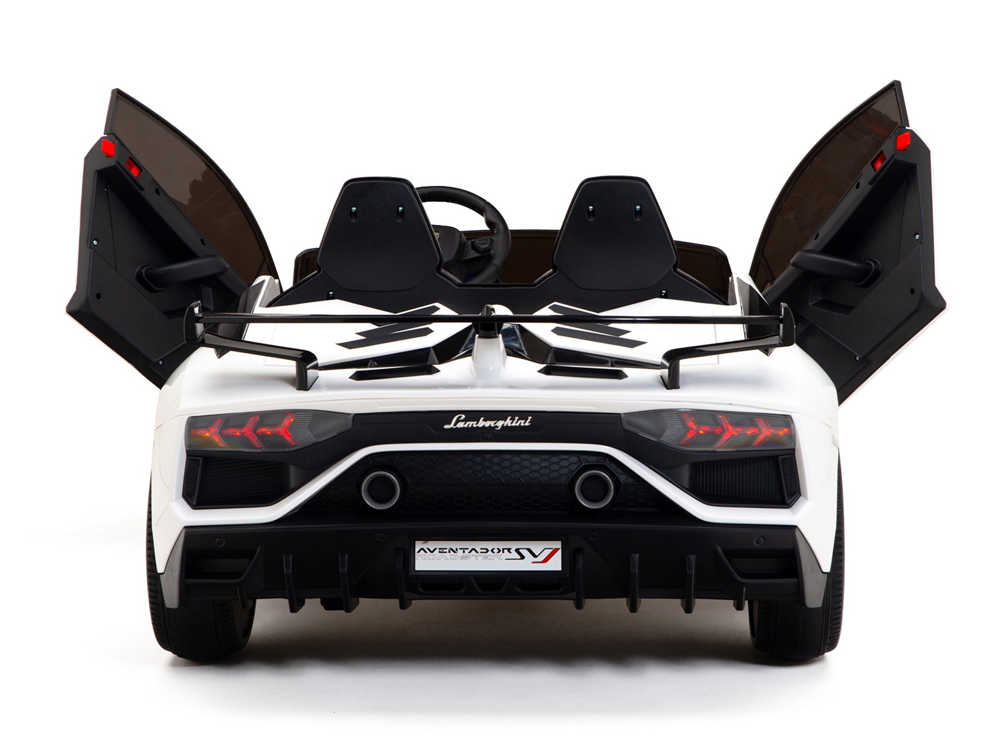 Moderno Kids Lamborghini Aventador SVJ Drift Edition 24V Kids Ride-On Car with R/C Parental Remote | White