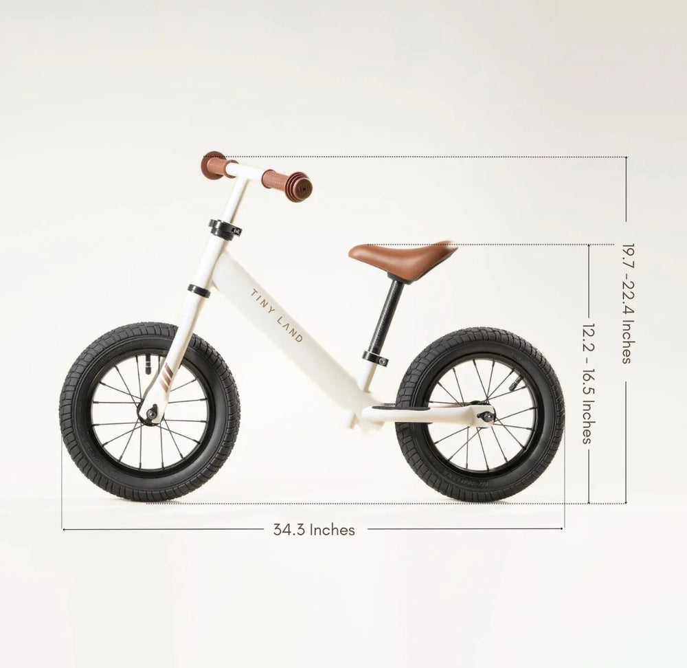 Moderno Kids Tiny Land Kids Balance Bike | Milky White
