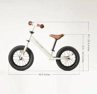 Moderno Kids Tiny Land Kids Balance Bike | Milky White