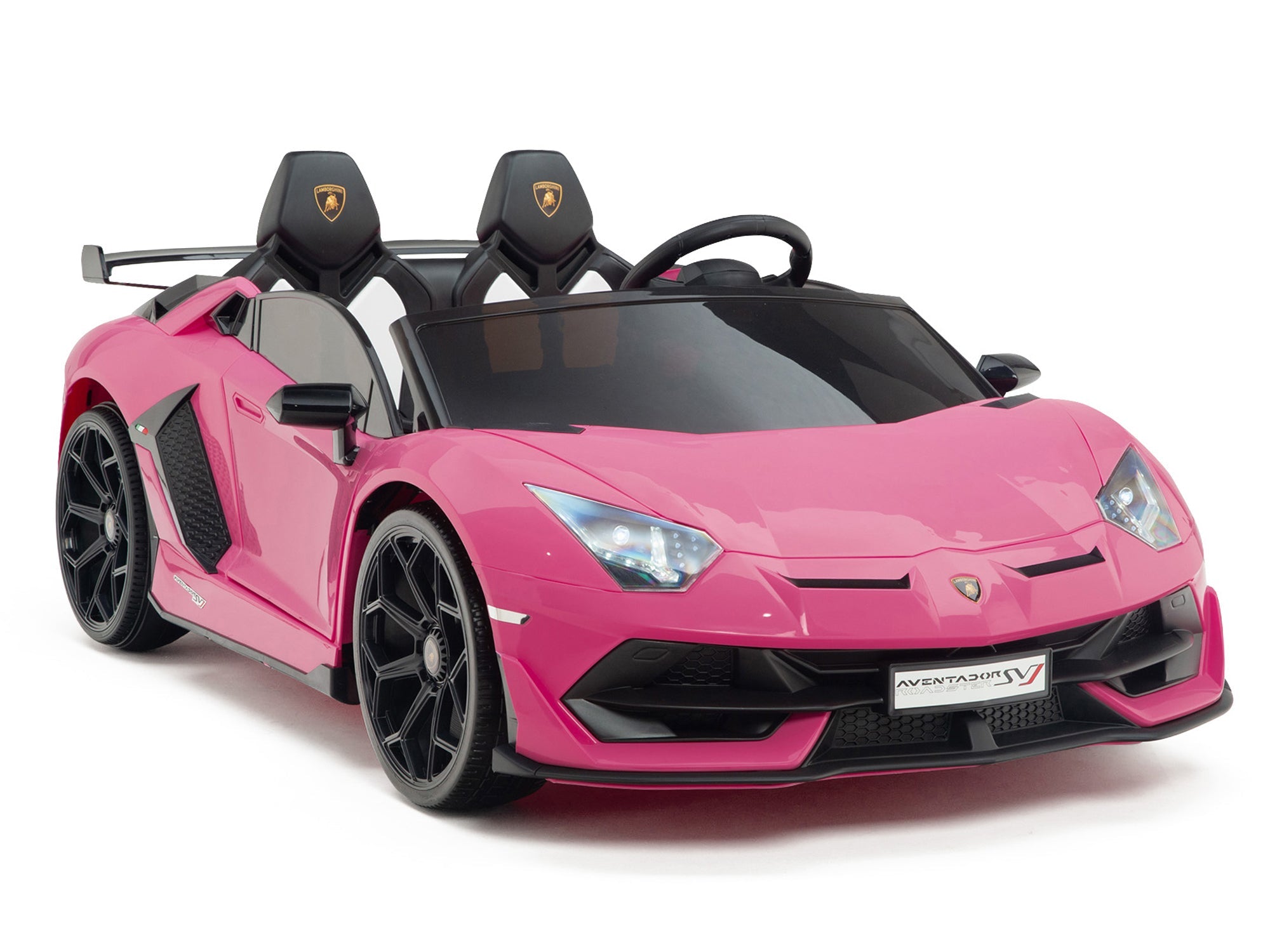 Moderno Kids Lamborghini Aventador SVJ Drift Edition 24V Kids Ride-On Car with R/C Parental Remote | Pink