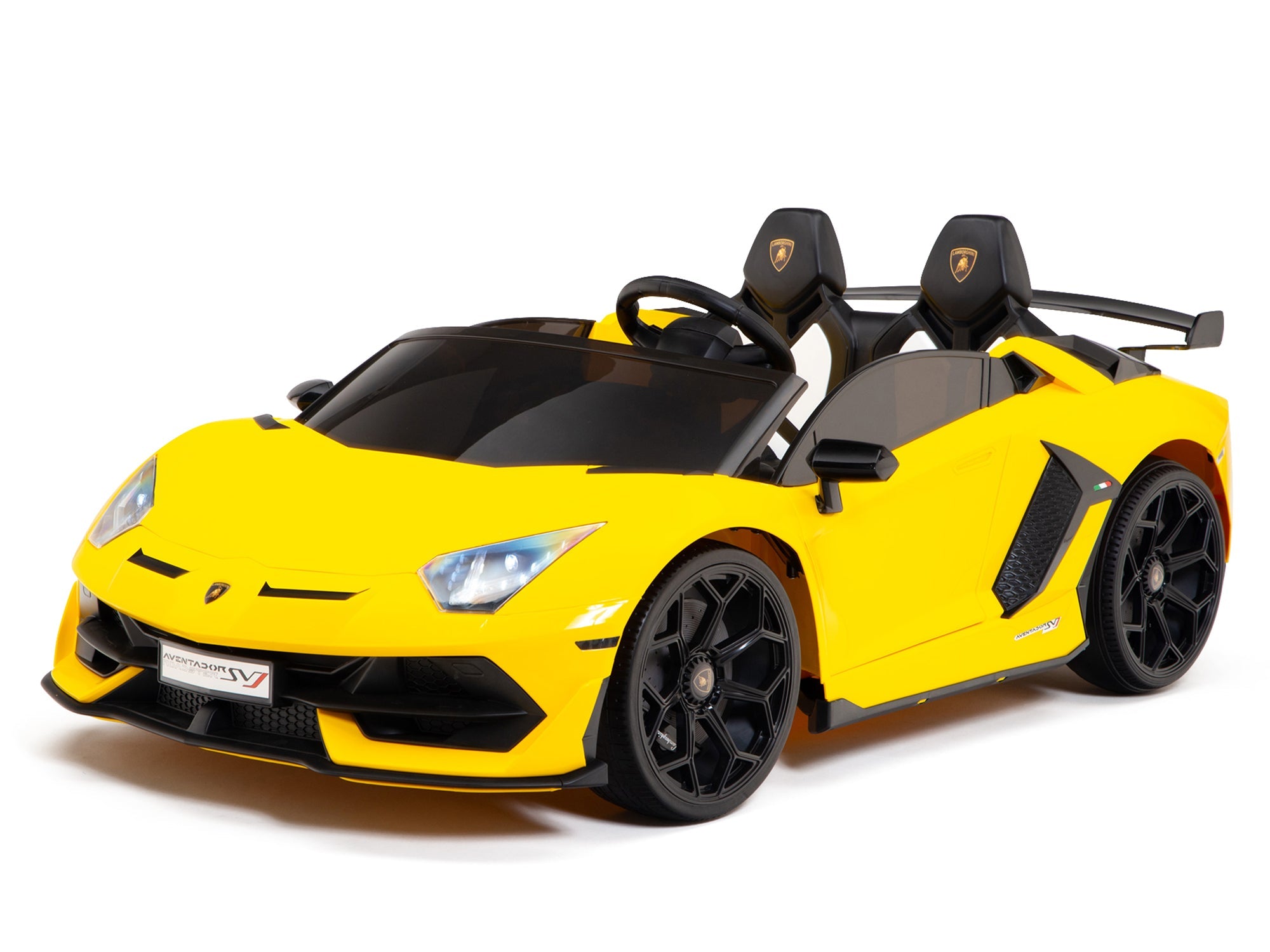 Moderno Kids Lamborghini Aventador SVJ Drift Edition 24V Kids Ride-On Car with R/C Parental Remote | Yellow