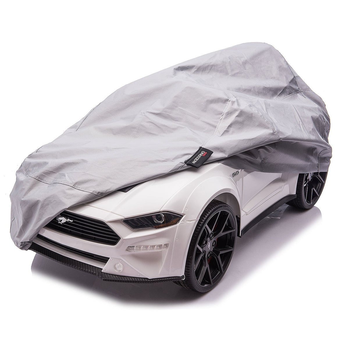 Moderno Kids Ford Mustang GT Custom Edition 24V Kids Ride-On Car with R/C Parental Remote | Gray