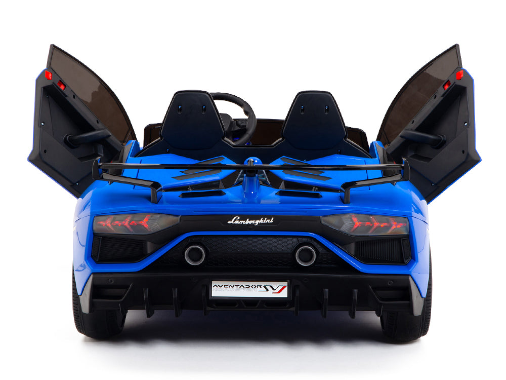 Moderno Kids Lamborghini Aventador SVJ Drift Edition 24V Kids Ride-On Car with R/C Parental Remote | Blue