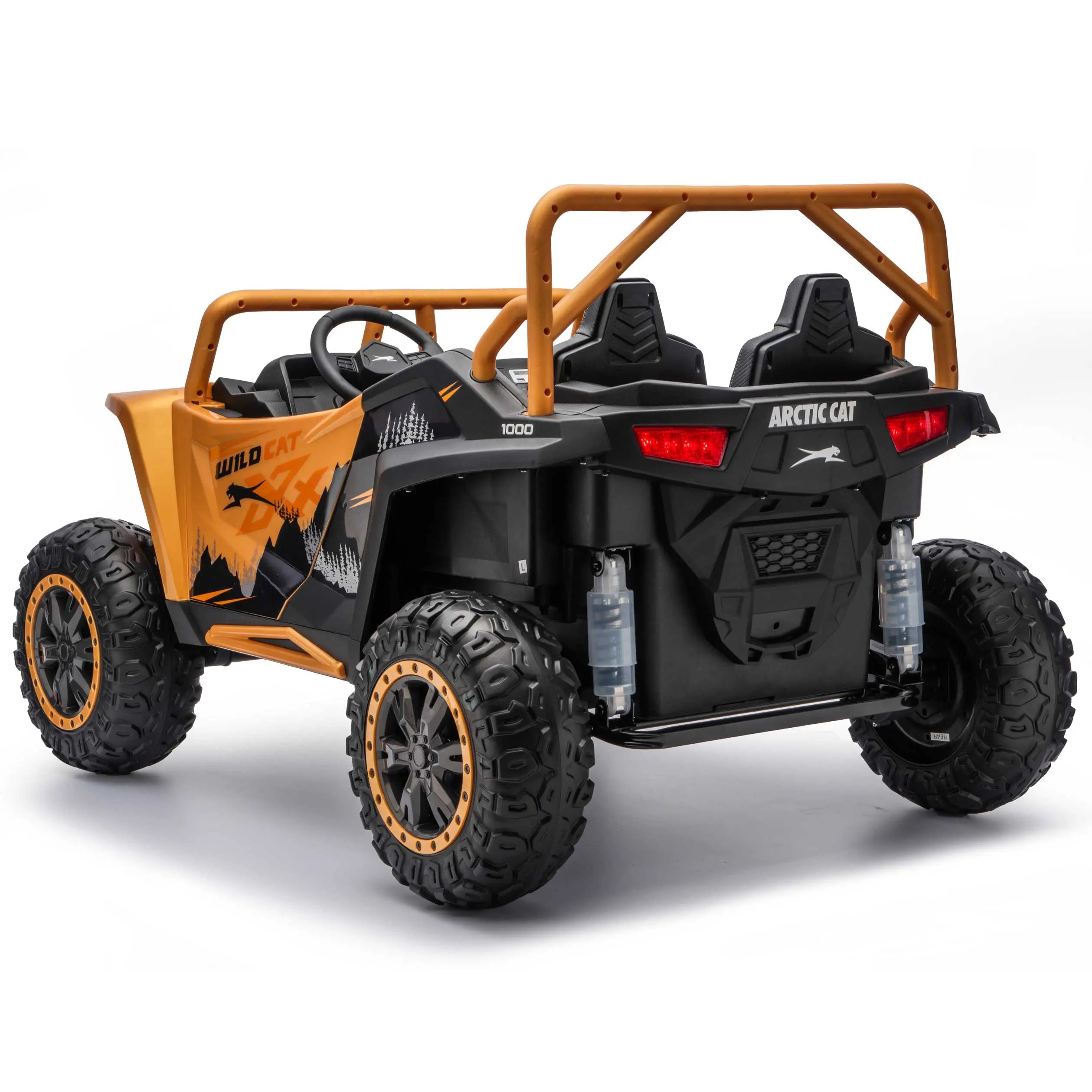 Moderno Kids Arctic Cat XL 24V 4WD Kids Ride-On UTV with R/C Parental Remote | Honey Gold