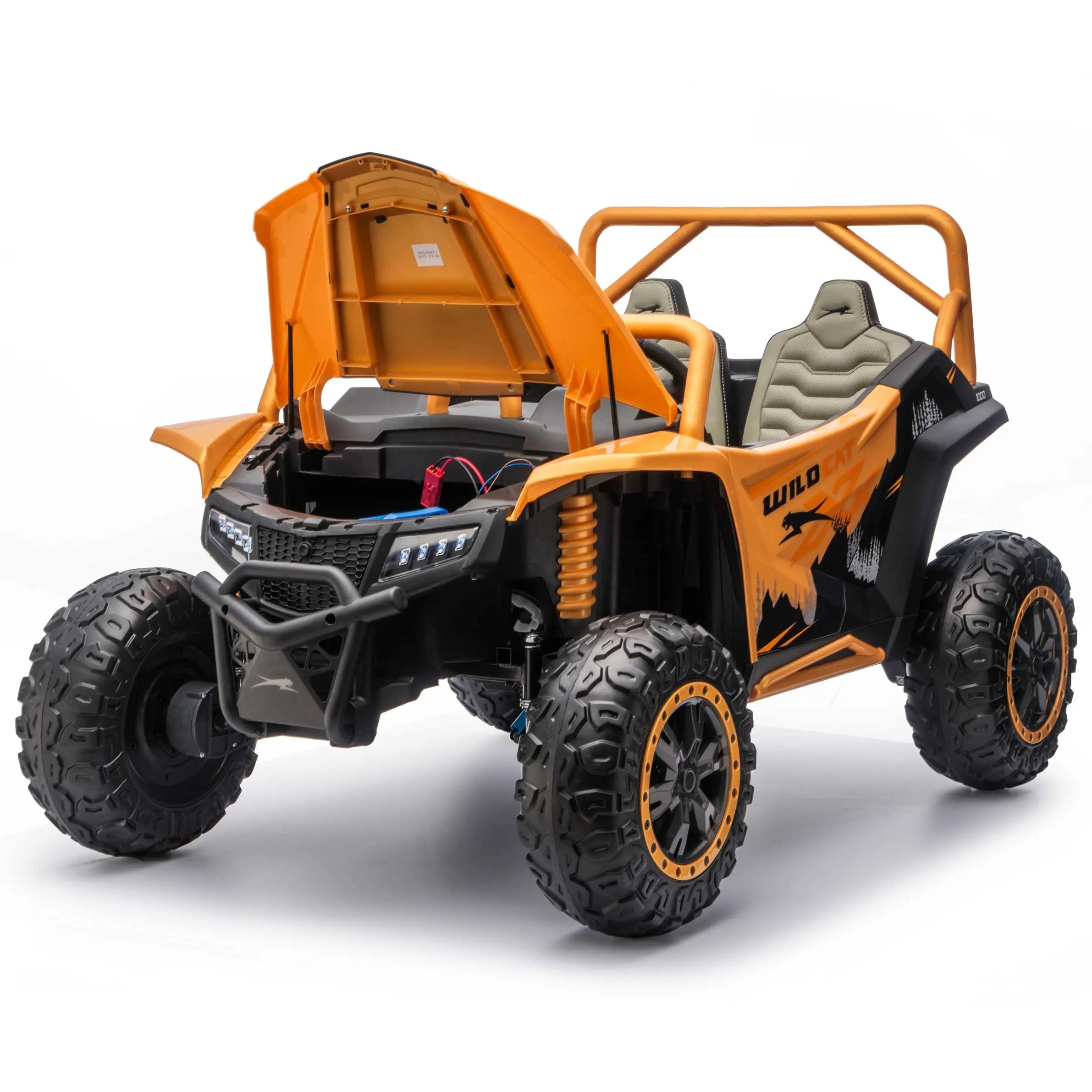Moderno Kids Arctic Cat XL 24V 4WD Kids Ride-On UTV with R/C Parental Remote | Honey Gold