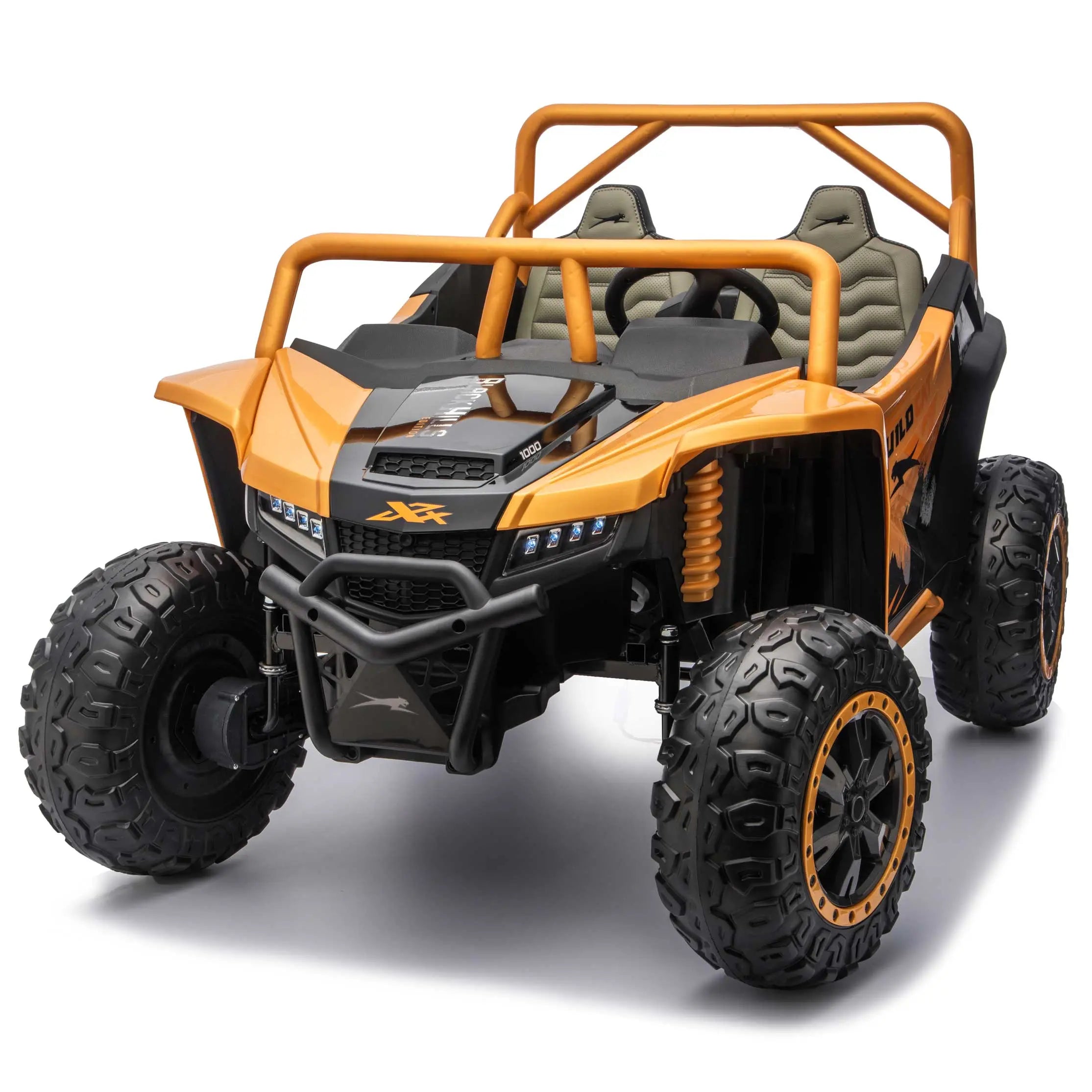 Moderno Kids Arctic Cat XL 24V 4WD Kids Ride-On UTV with R/C Parental Remote | Honey Gold