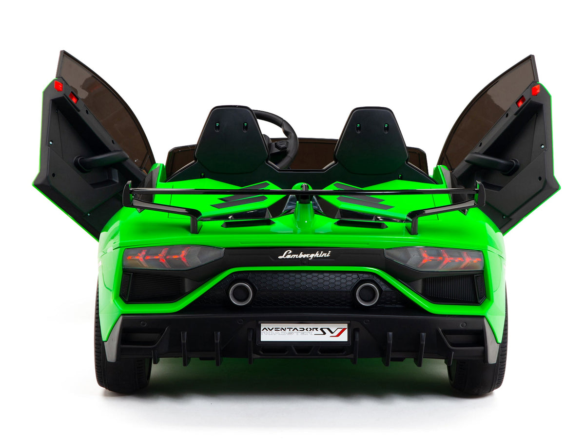 Moderno Kids Lamborghini Aventador SVJ Drift Edition 24V Kids Ride-On Car with R/C Parental Remote | Green
