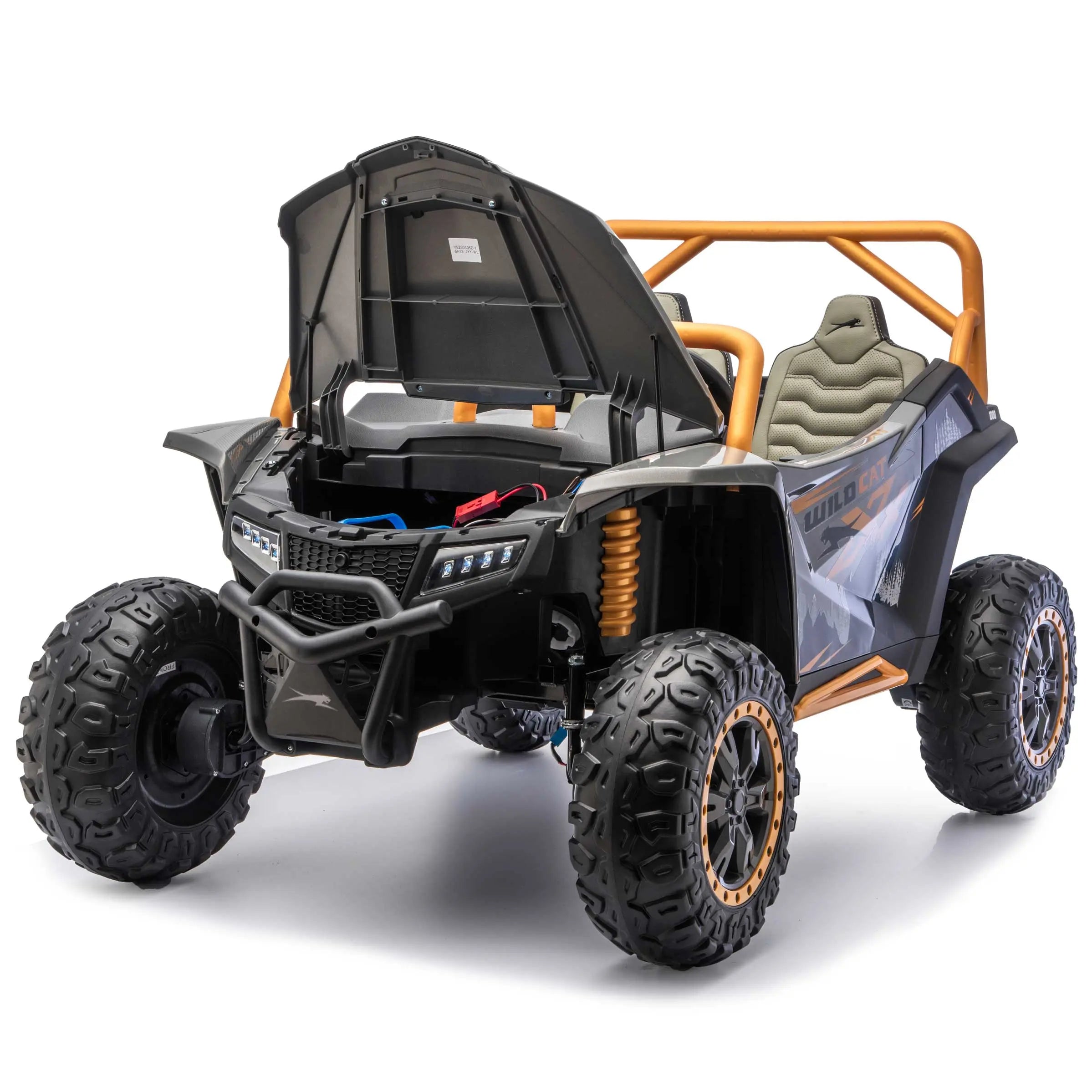 Moderno Kids Arctic Cat XL 24V 4WD Kids Ride-On UTV with R/C Parental Remote | Gray