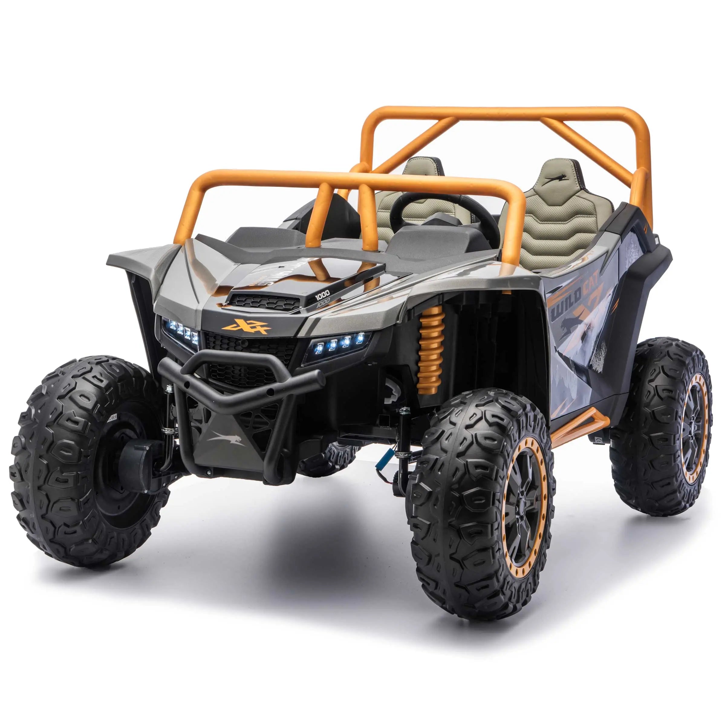 Moderno Kids Arctic Cat XL 24V 4WD Kids Ride-On UTV with R/C Parental Remote | Gray
