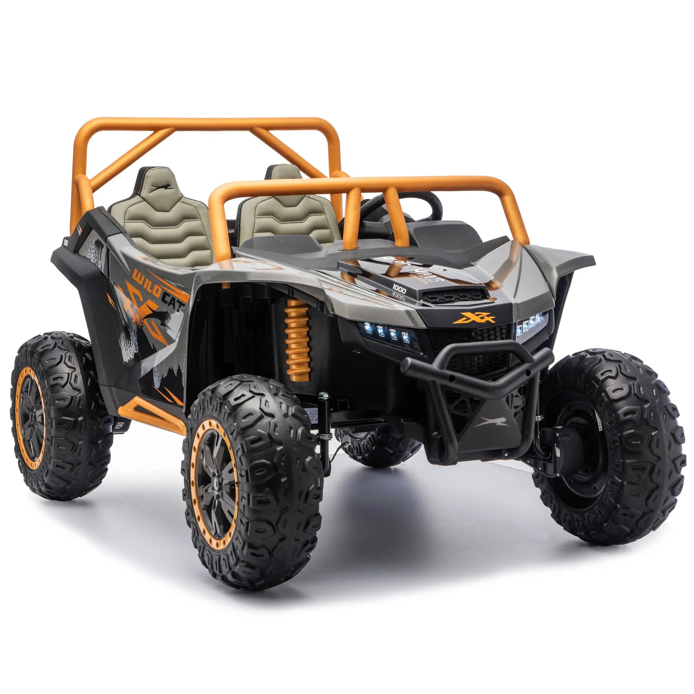 Moderno Kids Arctic Cat XL 24V 4WD Kids Ride-On UTV with R/C Parental Remote | Gray