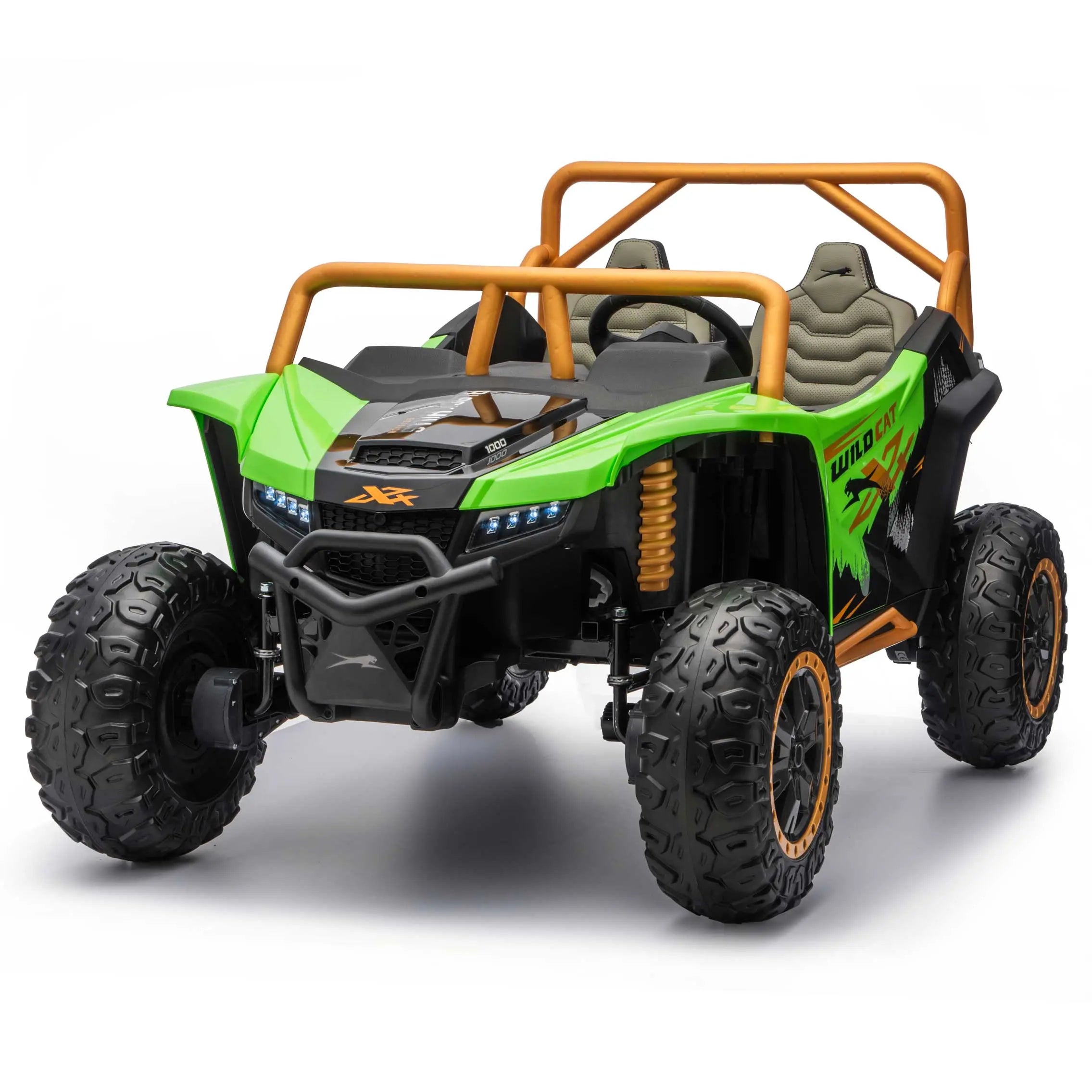 Moderno Kids Arctic Cat XL 24V 4WD Kids Ride-On UTV with R/C Parental Remote | Green