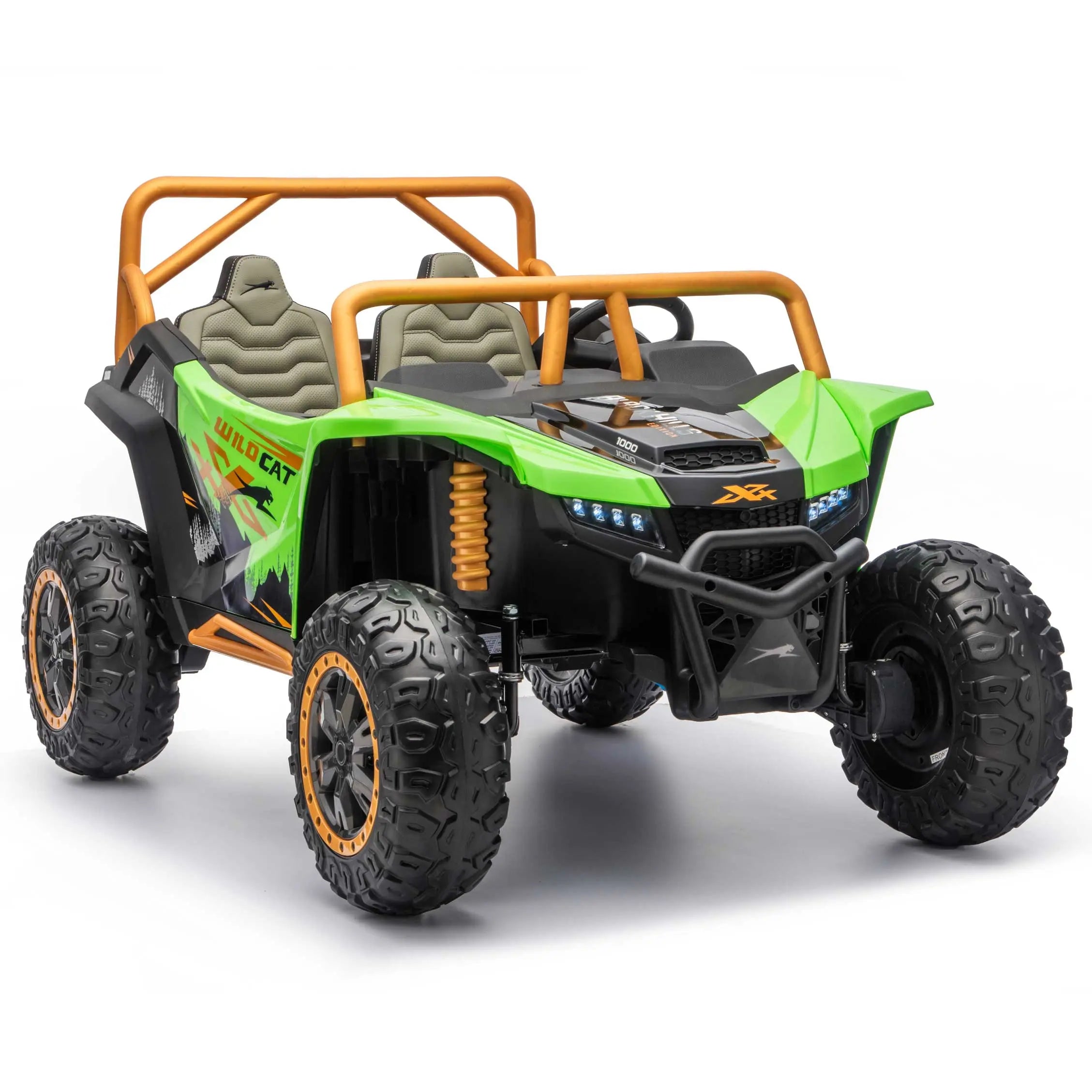 Moderno Kids Arctic Cat XL 24V 4WD Kids Ride-On UTV with R/C Parental Remote | Green