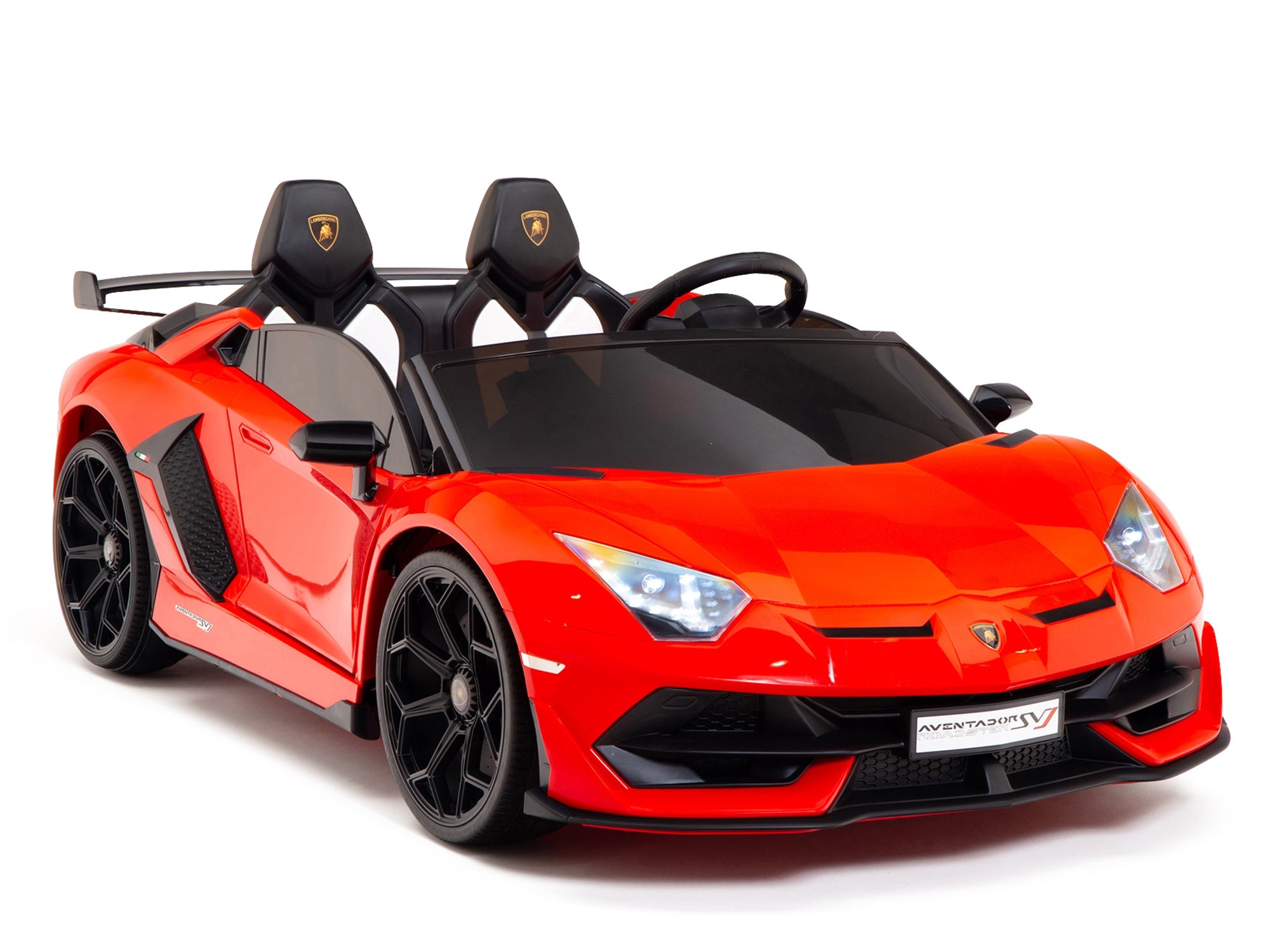 Moderno Kids Lamborghini Aventador SVJ Drift Edition 24V Kids Ride-On Car with R/C Parental Remote | Red