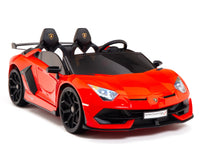 Moderno Kids Lamborghini Aventador SVJ Drift Edition 24V Kids Ride-On Car with R/C Parental Remote | Red