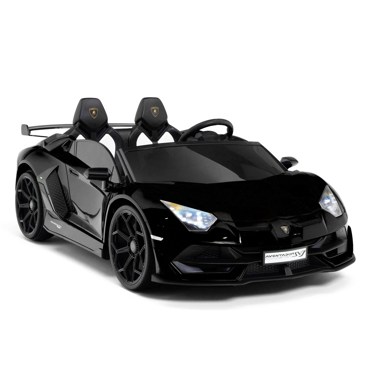 Moderno Kids Lamborghini Aventador SVJ Drift Edition 24V Kids Ride-On Car with R/C Parental Remote | Black