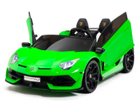 Moderno Kids Lamborghini Aventador SVJ Drift Edition 24V Kids Ride-On Car with R/C Parental Remote | Green