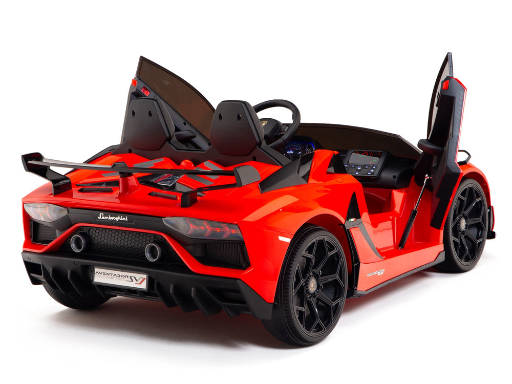 Moderno Kids Lamborghini Aventador SVJ Drift Edition 24V Kids Ride-On Car with R/C Parental Remote | Red