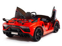 Moderno Kids Lamborghini Aventador SVJ Drift Edition 24V Kids Ride-On Car with R/C Parental Remote | Red