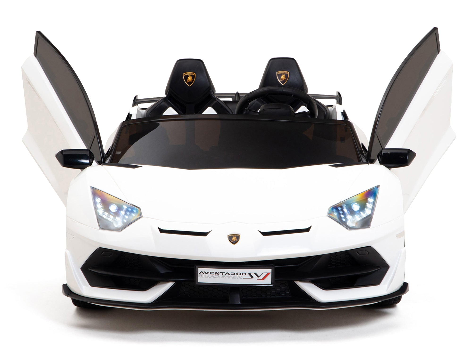 Moderno Kids Lamborghini Aventador SVJ Drift Edition 24V Kids Ride-On Car with R/C Parental Remote | White