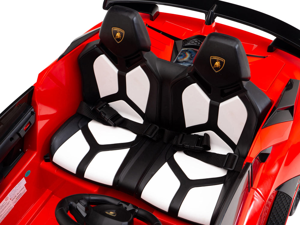 Moderno Kids Lamborghini Aventador SVJ Drift Edition 24V Kids Ride-On Car with R/C Parental Remote | Red