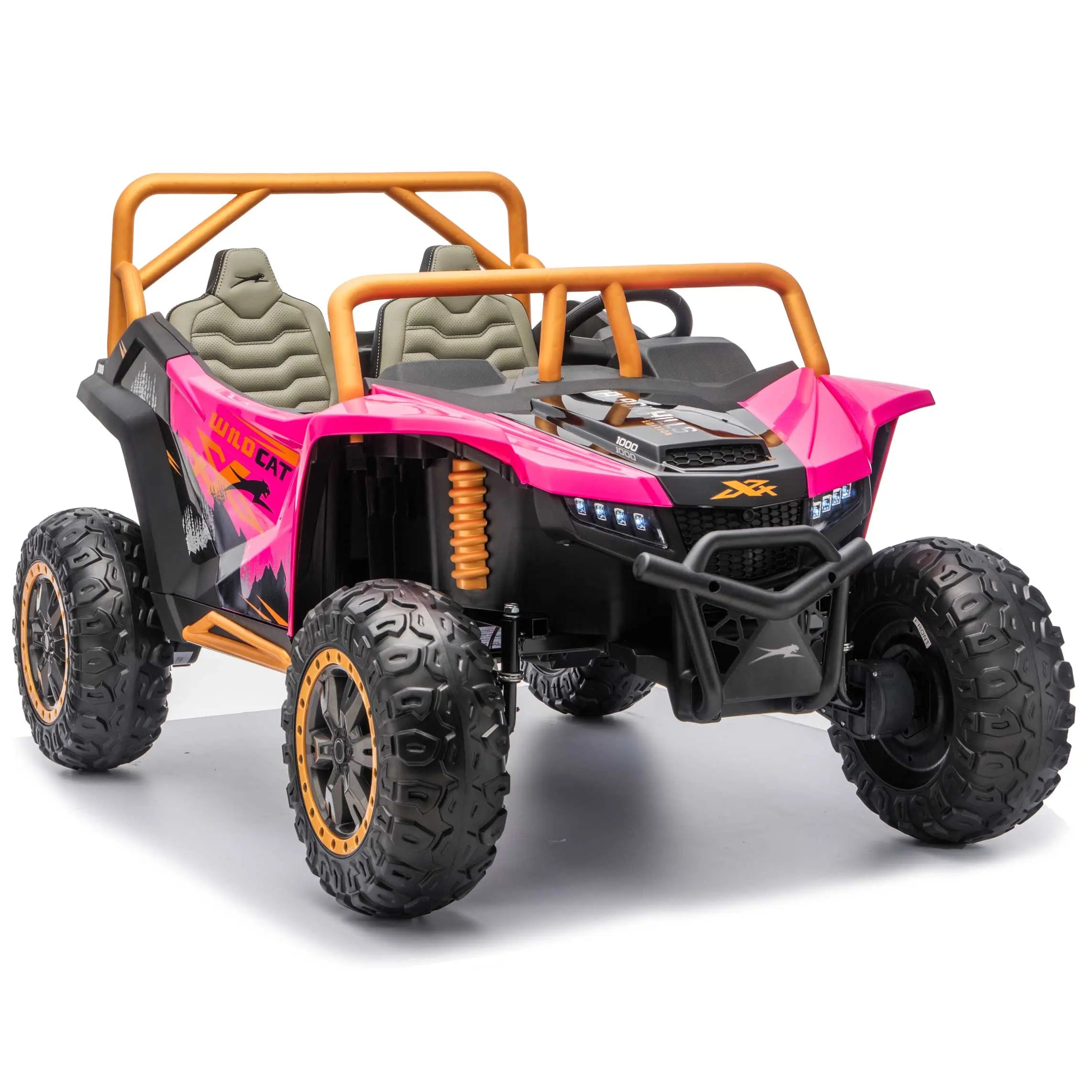 Moderno Kids Arctic Cat XL 24V 4WD Kids Ride-On UTV with R/C Parental Remote | Pink