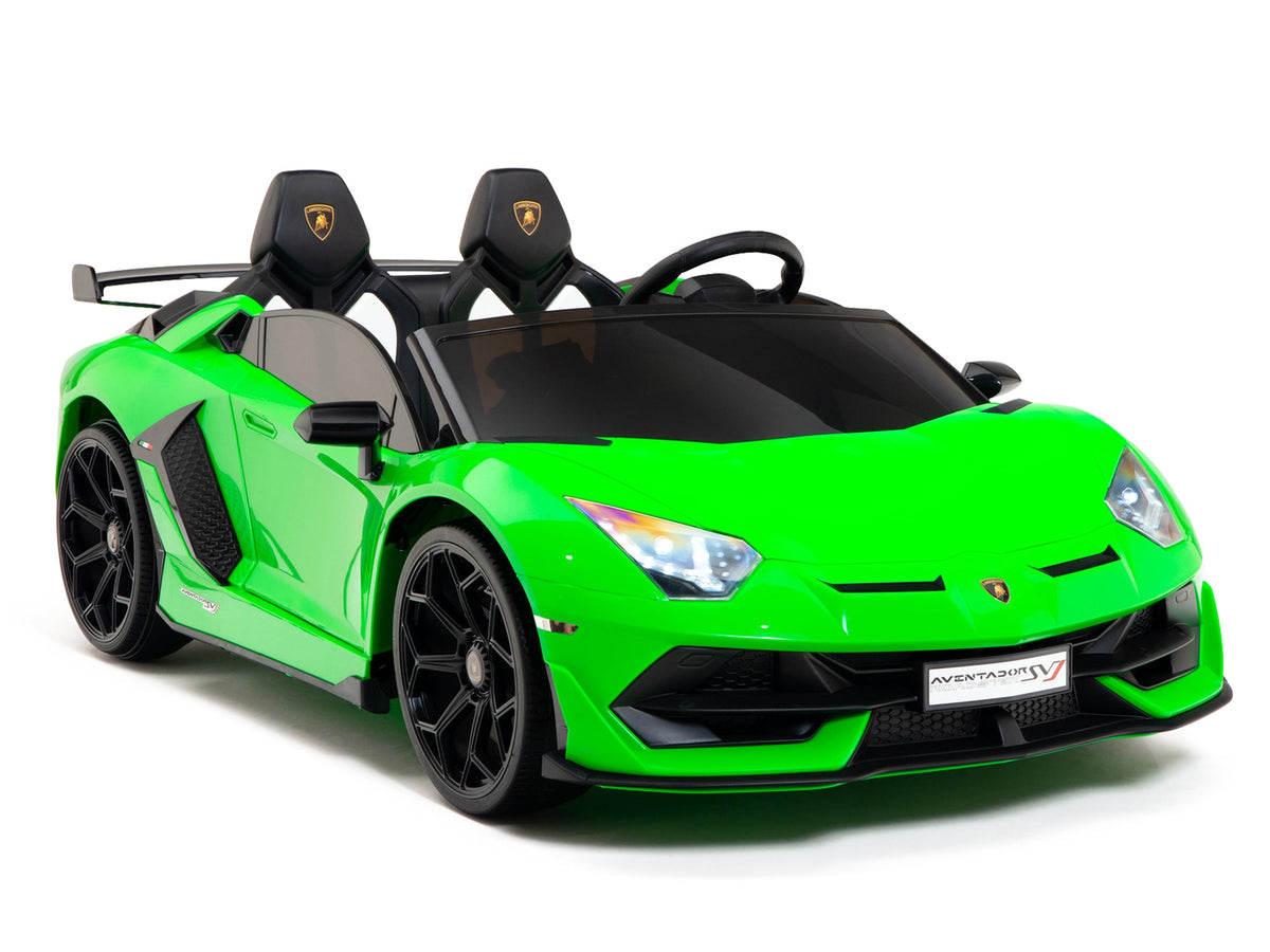 Moderno Kids Lamborghini Aventador SVJ Drift Edition 24V Kids Ride-On Car with R/C Parental Remote | Green