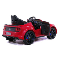Moderno Kids Ford Mustang GT Custom Edition 24V Kids Ride-On Car with R/C Parental Remote | Cherry Red