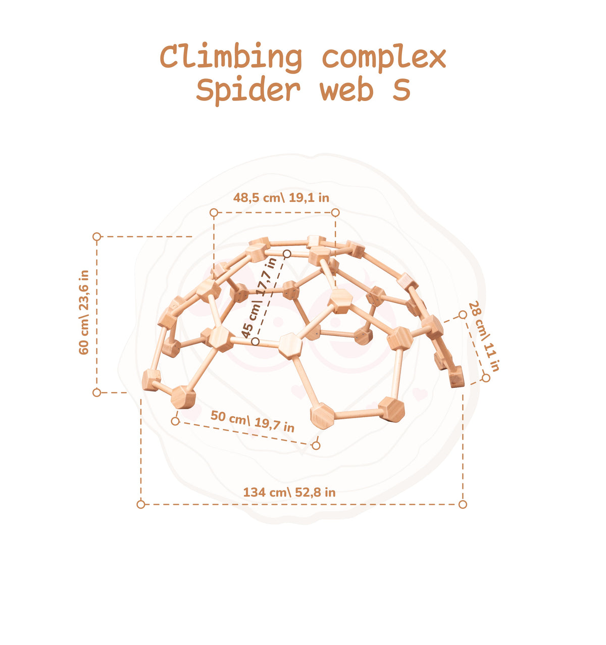 Moderno Kids Kids Wooden Climbing Dome