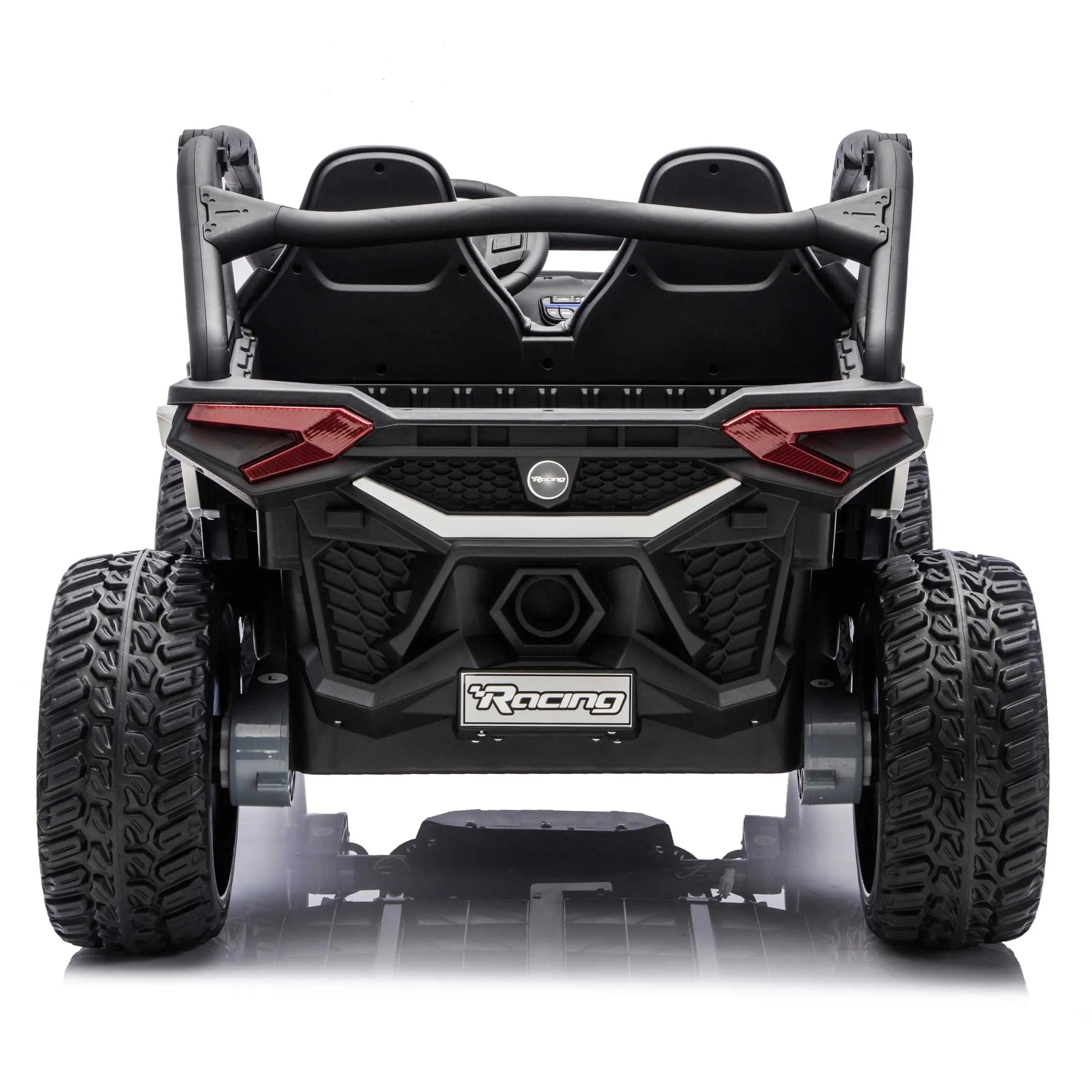 Moderno Kids Trail Runner 24V 4WD Kids Ride-On UTV with R/C Parental Remote | White