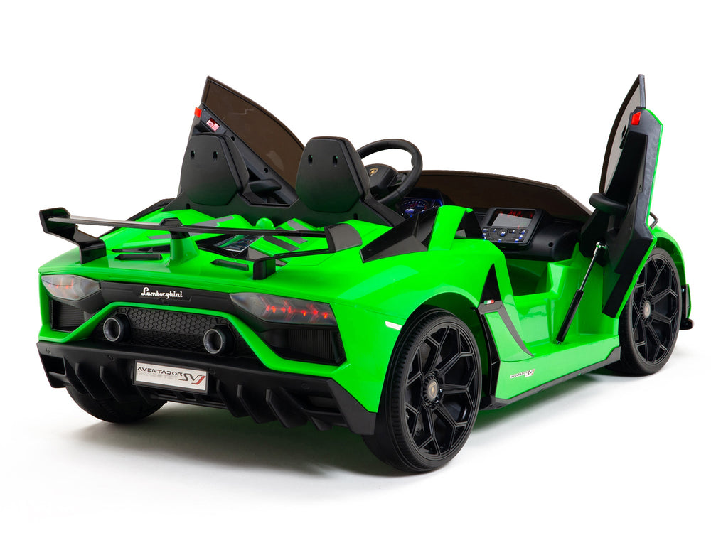 Moderno Kids Lamborghini Aventador SVJ Drift Edition 24V Kids Ride-On Car with R/C Parental Remote | Green