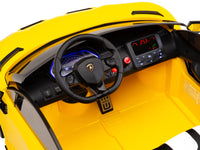 Moderno Kids Lamborghini Aventador SVJ Drift Edition 24V Kids Ride-On Car with R/C Parental Remote | Yellow