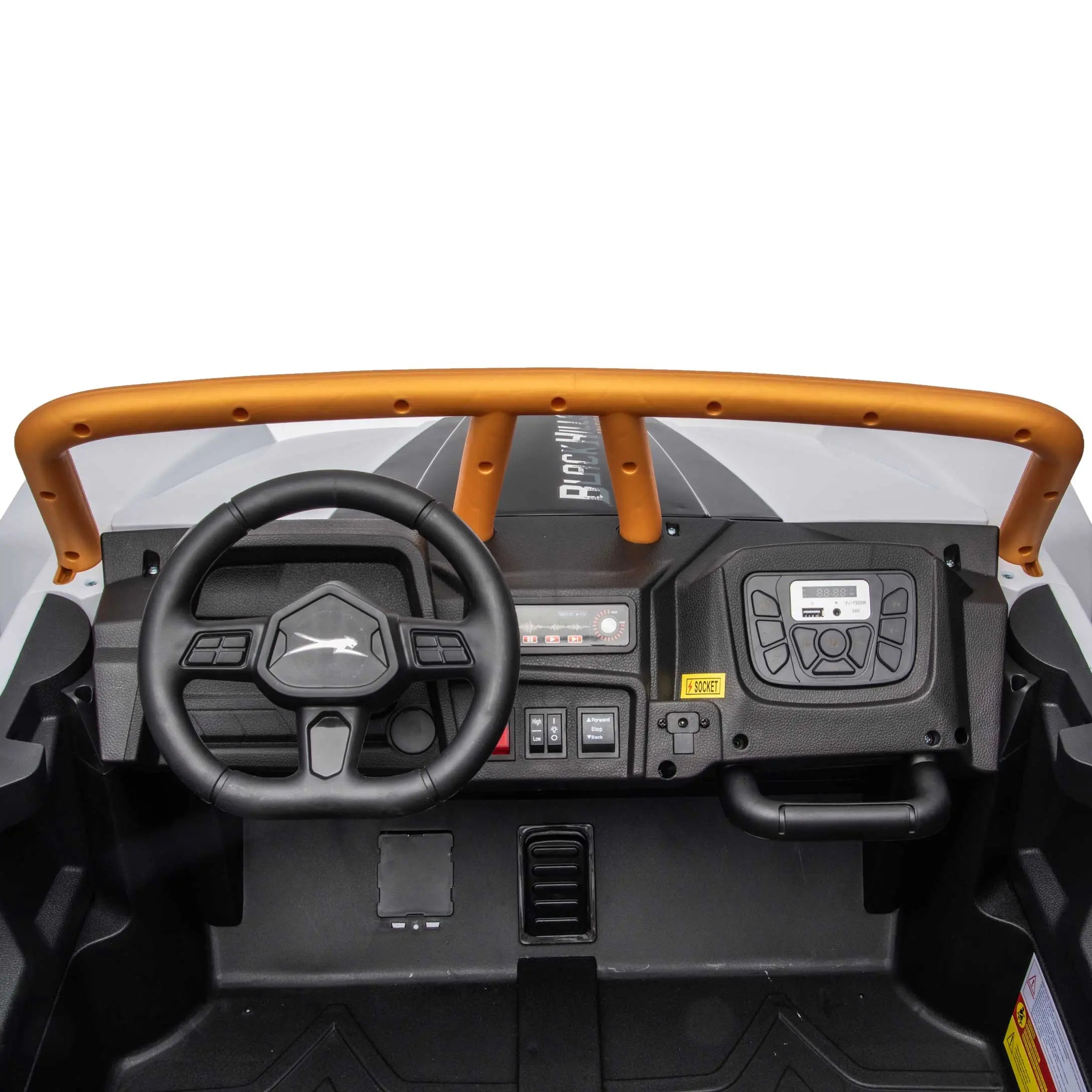 Moderno Kids Arctic Cat XL 24V 4WD Kids Ride-On UTV with R/C Parental Remote | White