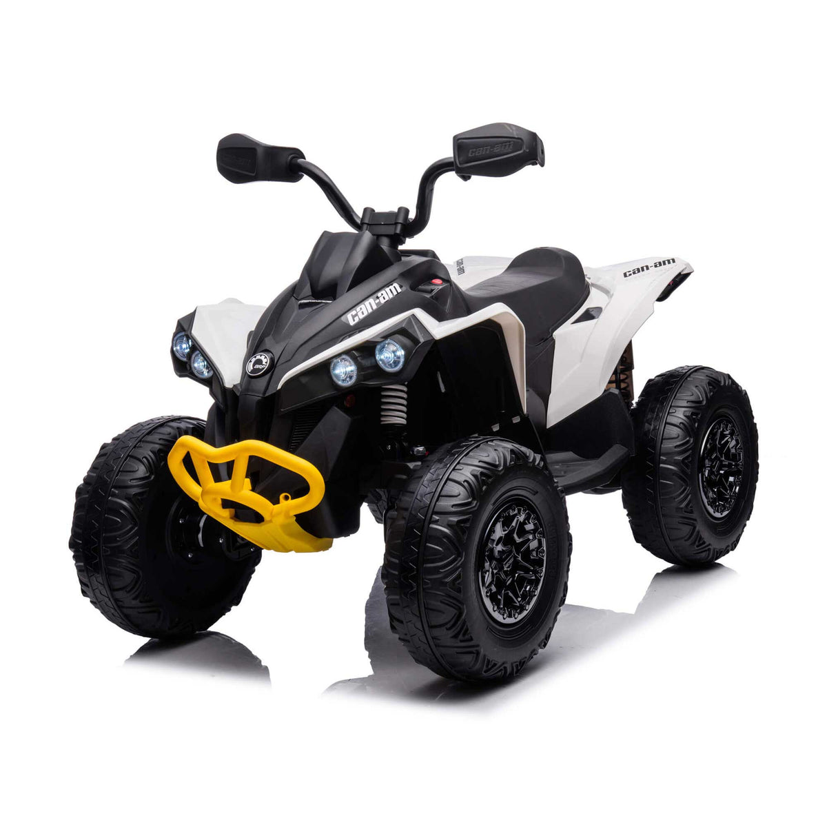 Moderno Kids Can-Am Renegade 24V 4WD Kids Ride-On ATV Quad | White