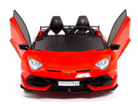 Moderno Kids Lamborghini Aventador SVJ Drift Edition 24V Kids Ride-On Car with R/C Parental Remote | Red