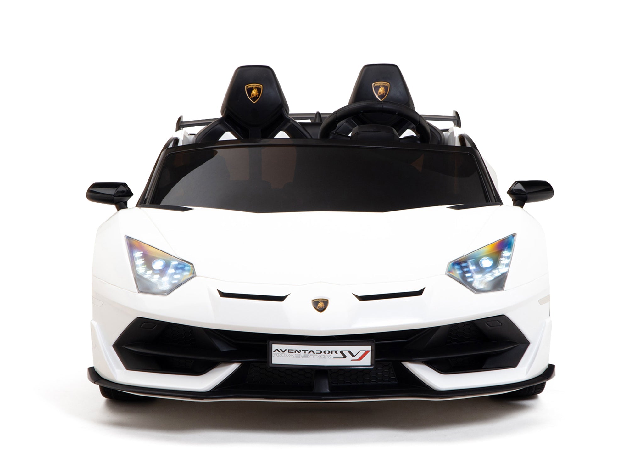 Moderno Kids Lamborghini Aventador SVJ Drift Edition 24V Kids Ride-On Car with R/C Parental Remote | White