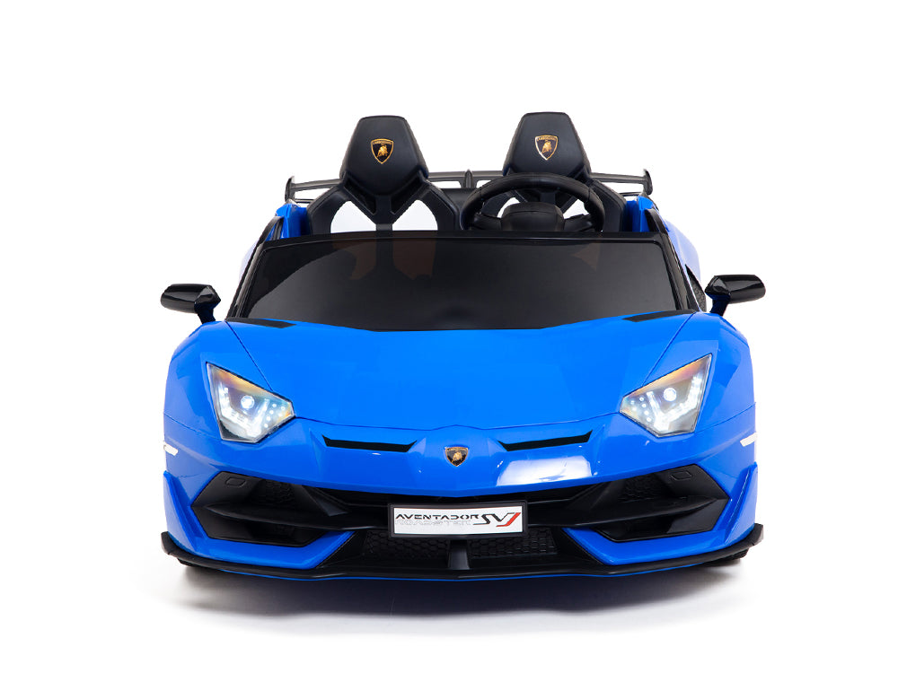 Moderno Kids Lamborghini Aventador SVJ Drift Edition 24V Kids Ride-On Car with R/C Parental Remote | Blue