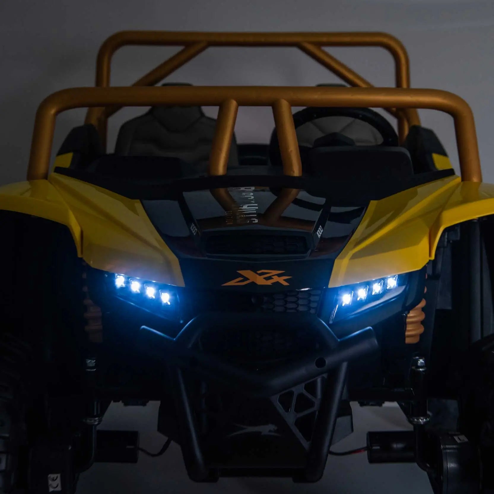 Moderno Kids Arctic Cat XL 24V 4WD Kids Ride-On UTV with R/C Parental Remote | Yellow
