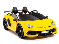 Moderno Kids Lamborghini Aventador SVJ Drift Edition 24V Kids Ride-On Car with R/C Parental Remote | Yellow