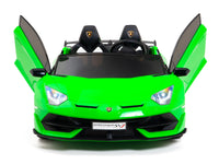 Moderno Kids Lamborghini Aventador SVJ Drift Edition 24V Kids Ride-On Car with R/C Parental Remote | Green