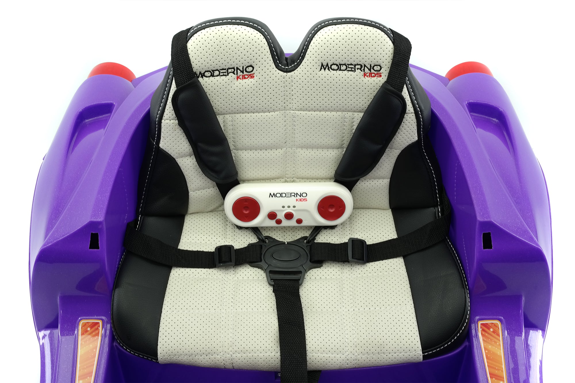 Moderno Kids Spider GT Kids 12V Ride-On Car with R/C Parental Remote | Purple