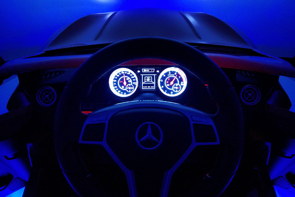 Moderno Kids Mercedes CLA45 12V Kids Ride-On Car with R/C Parental Remote | White