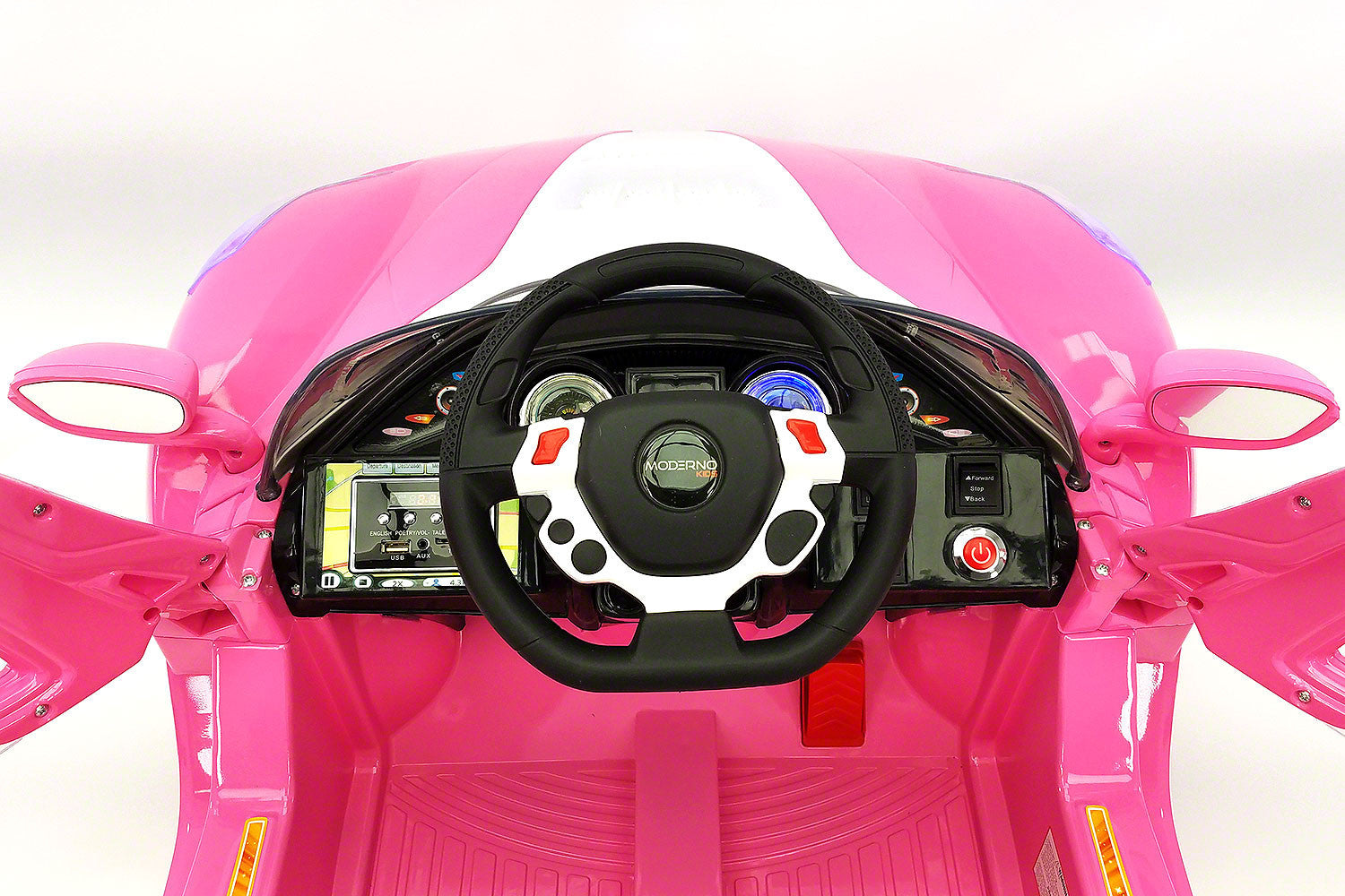 Moderno Kids Spider GT Kids 12V Ride-On Car with R/C Parental Remote | Pink